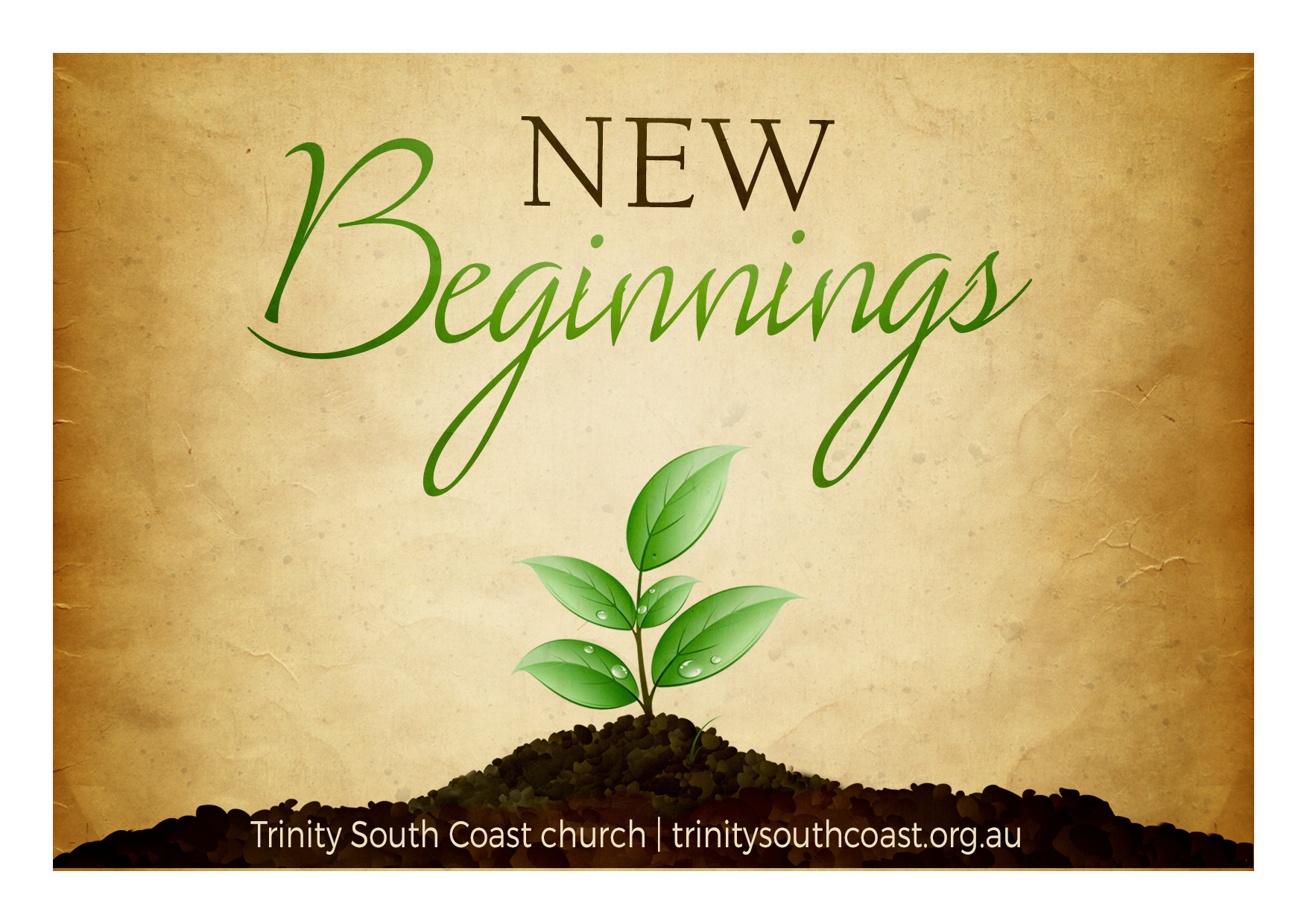 New Year, New Beginnings | Trinity Church Victor Harbor